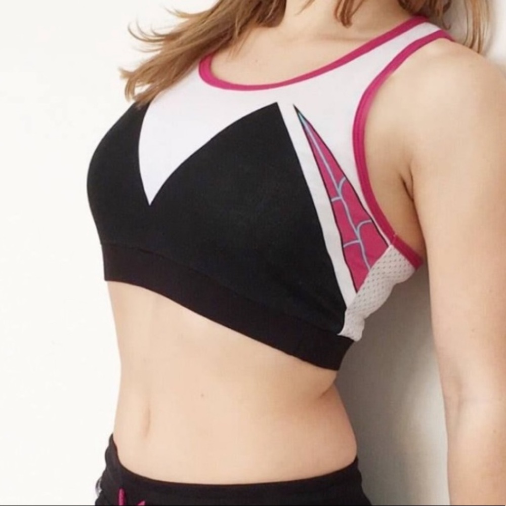Marvel Black and Pink Tank Top